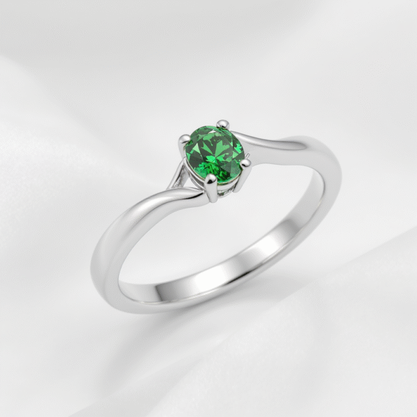 Kriva Infinity Twist Gold-Plated Ring
